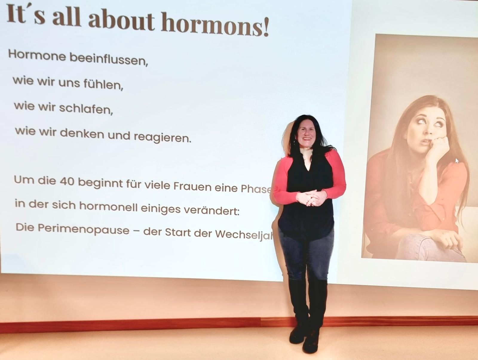 Vortrag HdF_Hormone Vortrag von Simone Weiß zu Hormonen in den Wechseljahren
