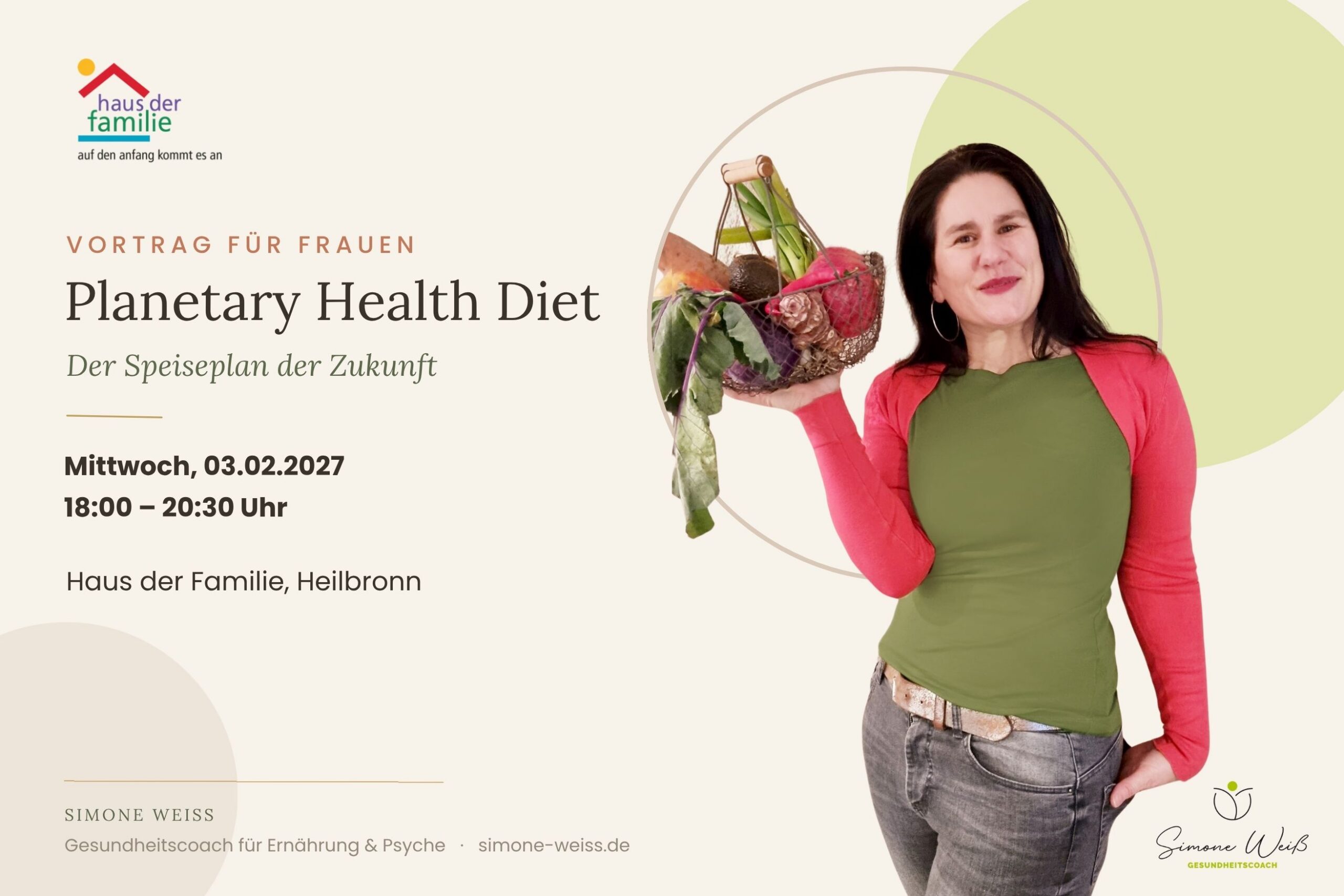 Kochworkshop: Planetary Health Diet - der Speiseplan der Zukunft